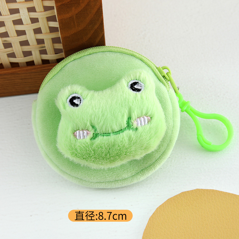 かわいい漫画風ぬいぐるみ小銭入れ、学生用携帯ミニイヤホンケース、女の子用マカロンコイン収納バッグ