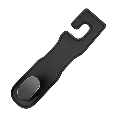 Car Rear Seat Hook, Multifunctional In-Car Leather Seat Backrest Hanging Storage Organizer (Car hanging) - black-packing-pearlescent-self-sealing-bag
