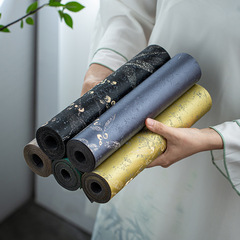 Chinese brocade tea table runner with retro Japanese Zen tea tray cushion, high-end fabric tea brewing heat insulation tea table flag