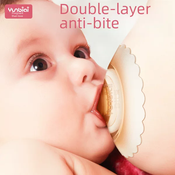 Nipple Protector, Nursing Pacifier Cover, Indented Auxiliary Breastfeeding Shield, Nipple Patch, Nipple Patch, Anti-Bite