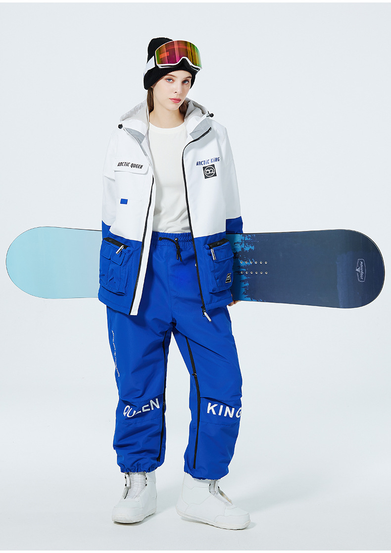 Men's Clothing Ski suit set for men and women couples warm and thick ski suit set single board double board ski suit_viptrois.com