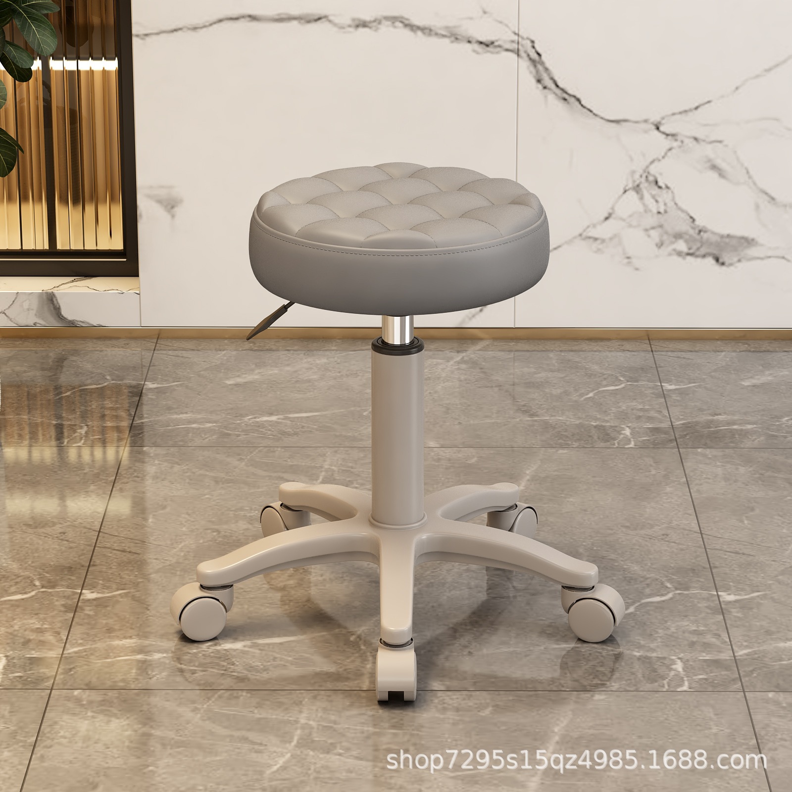 Fábrica directa taburetes de belleza elevación polea rotativa manicuría silla de maquillaje salón de belleza peluquería