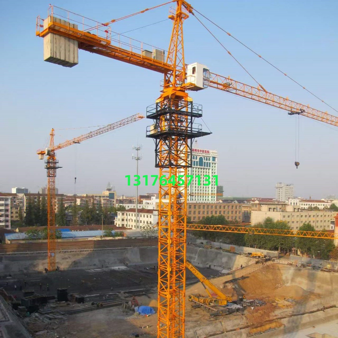 出口6015 6018 6013塔机 吊重6吨8吨10吨塔式起重机 Tower Crane