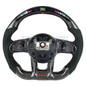 Mercedes-Benz AMG W205 W204 LED Süet Karbon Fiber Sükan