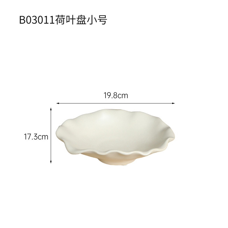 Moderno y simple, bandeja de cerámica creativa, decoración, exhibición de joyas de aromaterapia, bandeja de almacenamiento de escritorio de entrada