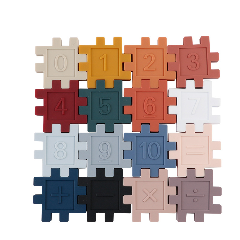 Juguetes educativos, rompecabezas, bloques de números, juguetes de ensamblaje para niños de 0 a 3 años, juego de combinación de números, educación temprana Montessori para niños y niñas