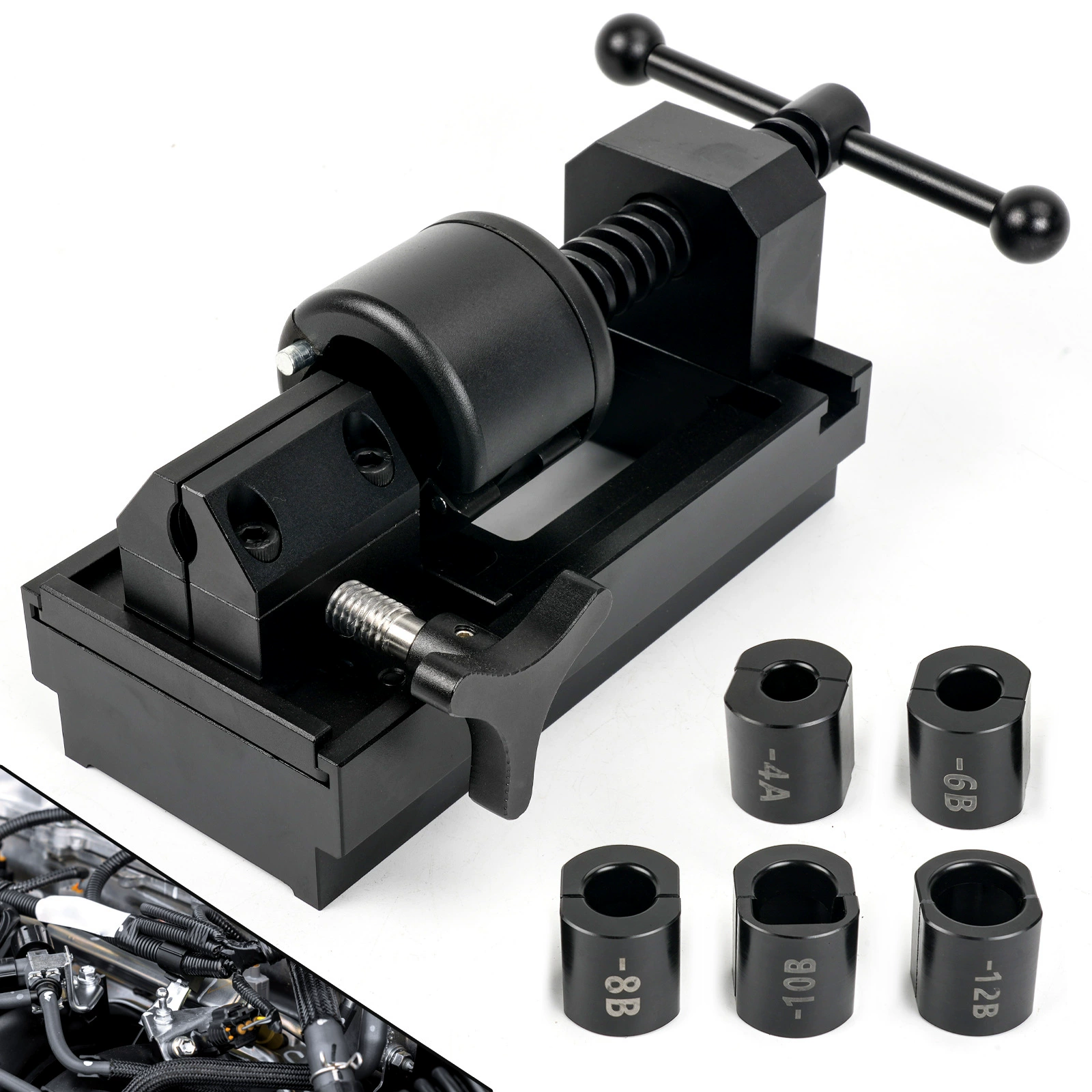 Инструмент для установки топливных трубок из алюминия AN, приспособление для установки масляных трубок высокого давления, зажим для крепления топливных трубок для трансграничных автозапчастей.