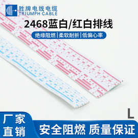 胜牌美标2468多芯平行排线26AWG电器设备内部连接线4 5 6 7 8-12P