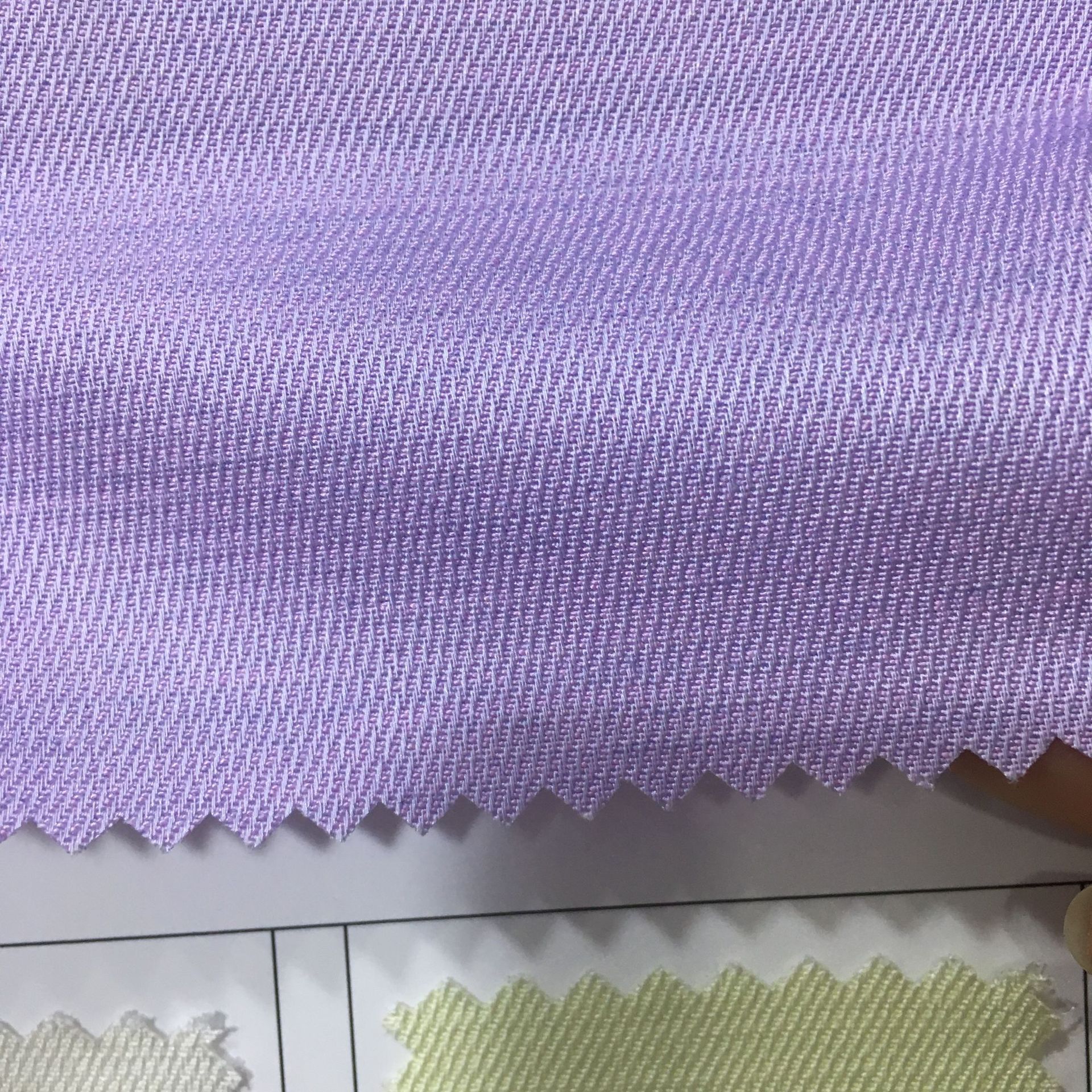 2025羊毛醋酸混纺面料仿麻变化斜纹套装西装面料布242G春秋季批发