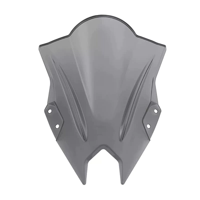Motorcycle front windshield Ninja 500 SE - grey