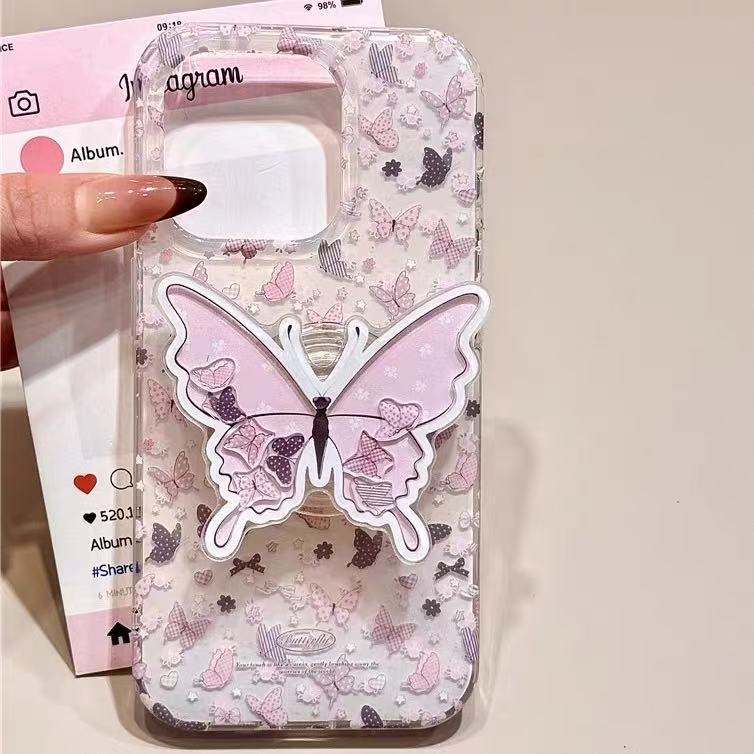 Sacudiendo el soporte musical, fondo blanco arroz, pantalla completa, mariposa de color ql