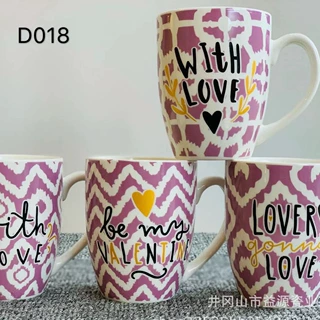 定制高颜值陶瓷杯大容量水杯马克杯积分购物礼品杯批发