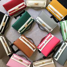 h家严选高端品质一代22凯莉包mini小包猪鼻子链条女包单肩手提包