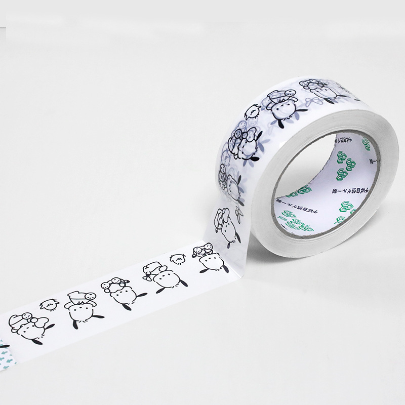 Pacha perro dibujos animados cinta de sellado expreso embalaje sellado papel adhesivo lindo moda gran rollo de cinta al por mayor en stock