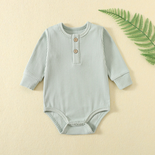 Newborn baby onesie with long sleeves, crawling suit for autumn and winter, baby clothing, crawling outfit