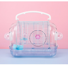 Hamster golden bear transparent villa acrylic portable cage pet basic cage with Japanese-style pet supplies