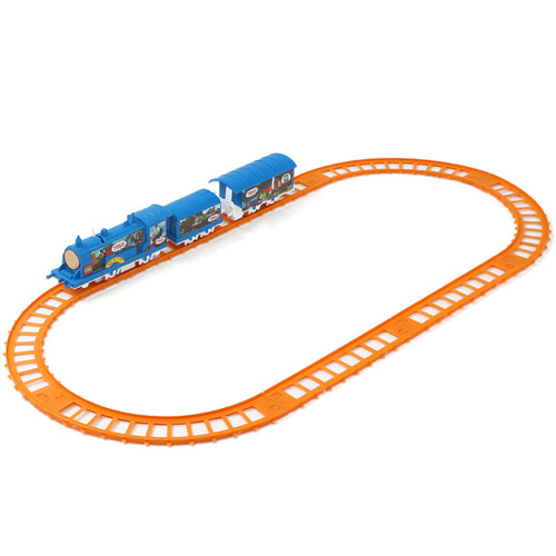 Electric rail car educational toy car simulation small train with rail children baby boys and girls 1-3 years old 6 high-speed rail