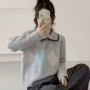 菱形秋冬新款套头毛衣