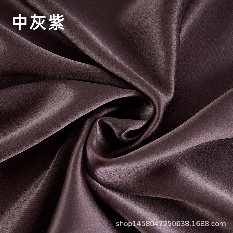 Silk fabric 100% mulberry satin, 114 cm width, 16 momme, plant‑dyed, wholesale multi‑color