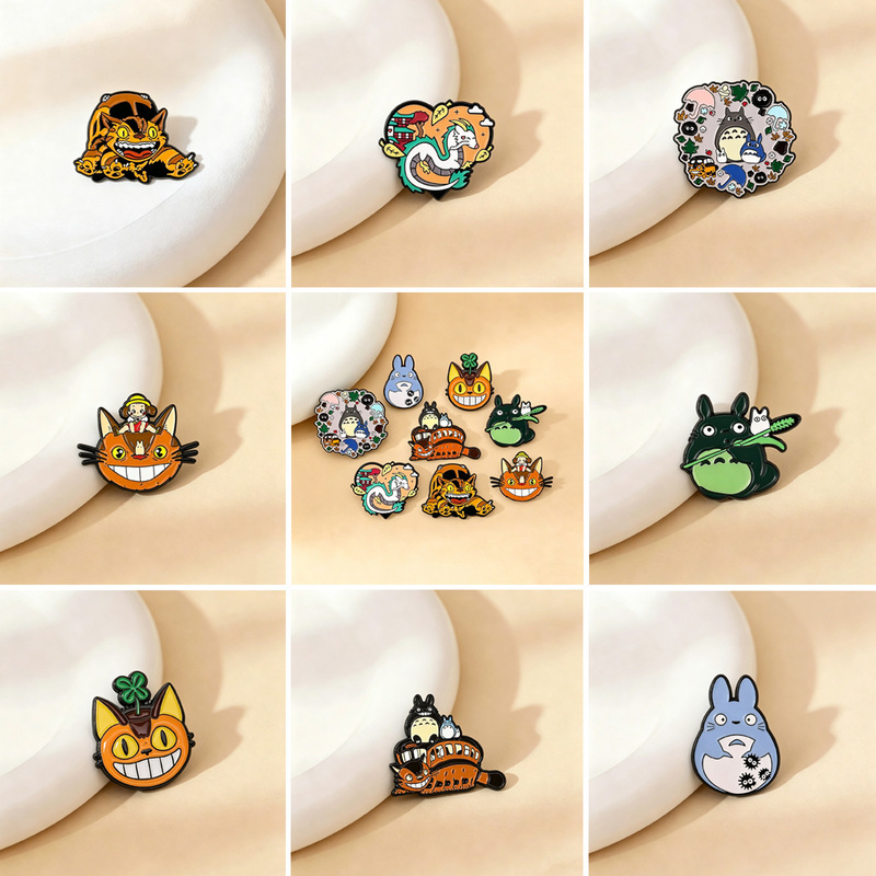 Personalized Movie and Anime-Themed Fun Cartoon Accessories Versatile Cartoon Gifts Metal Versatile Badge Brooch