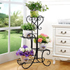 Flower trellis Iron art multi-storey European style Floor type balcony Flowerpot holder a living room Simplicity Scindapsus Showy One piece wholesale