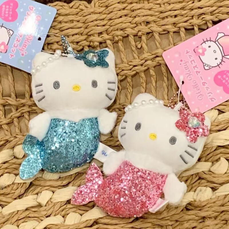 サンリオ ヘイオ キティ グリッター マーメイド バッグ ペンダント スクールバッグ ペンダント ぬいぐるみ 人形|undefined