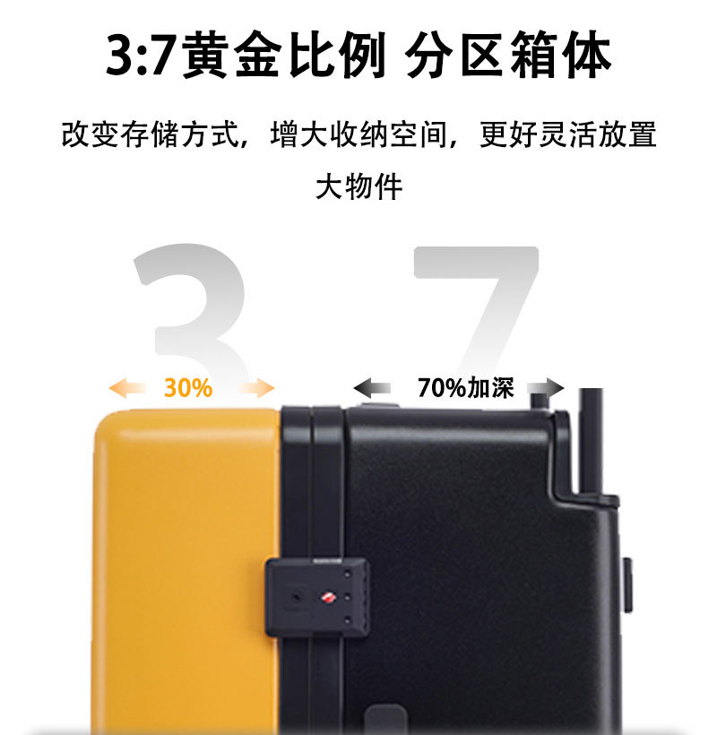 Wide Pull Handle New Style Luggage Suitcase Female 20 Inch Carry-On Trolley Suitcase with Password Lock Male 28 Inch Large Capacity Wheeled Suitcase with Customs Lock