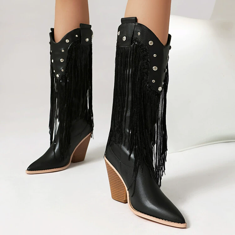 High boots high heels, autumn, plus size, for import