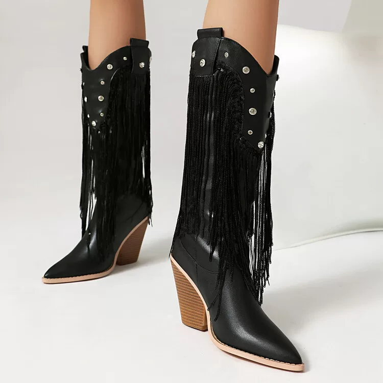 High boots high heels, autumn, plus size, for import