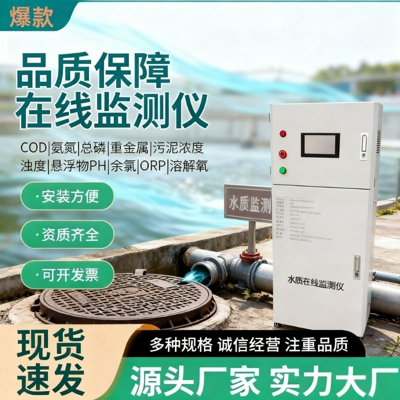 多参数水质在线监测仪cod氨氮污水分析余氯溶解氧电导率检测设备