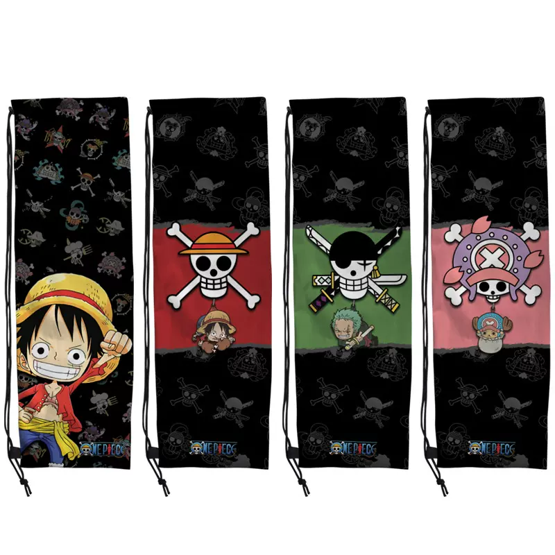 海贼王航海onepiece羽毛球拍包抽绳束口袋大容量便携保护路飞索隆