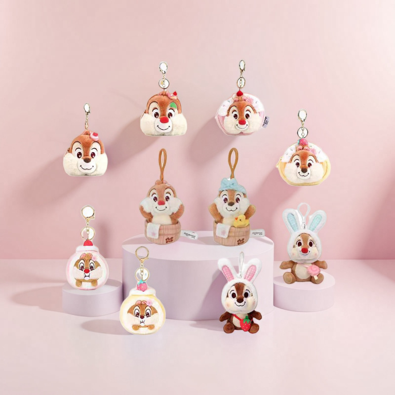 Disney Genuine Chichititi Plush Toy Doll Pendant Coin Purse Keychain Bag Pendant