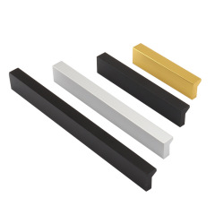 廠家批發鋁合金歐式簡約L字型拉手 美式實心7字型書櫃拉手