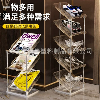 家用透明鞋架轻奢多层门口拖鞋架简易入户门宿舍收纳鞋子神器鞋柜