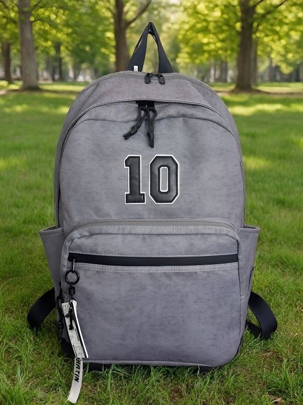 Mochila Escolar de Gran Capacidad de Poliéster Impermeable, Transpirable para Escuela Secundaria