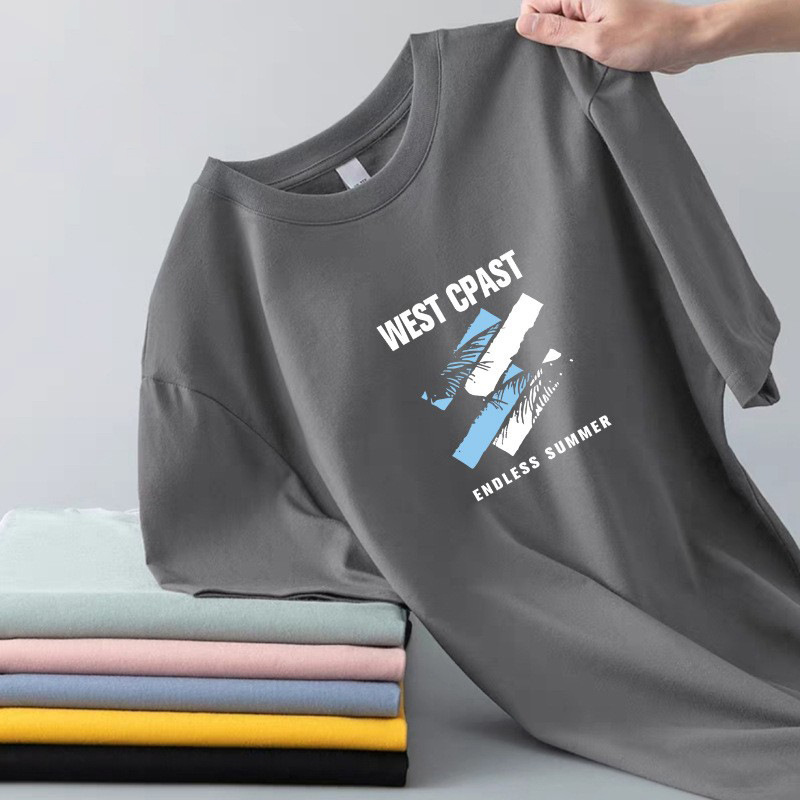 男士短袖t恤冰絲短袖男T恤衫夏季圓領打底衫休閒百搭帥氣短t恤男