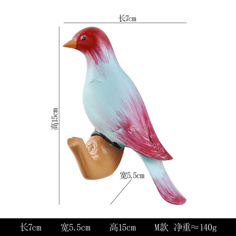 Venta al por mayor transfronteriza fuerte gancho pegajoso puerta creativa gancho trasero sin punzón resina animal ropa decorativa gancho decoración de la pared gancho de la ropa