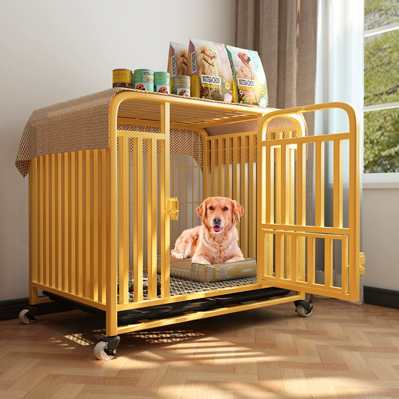 Клетка для собак среднего и крупного размера, золотистый ретривер, лабрадор, овчарка, клетка для домашних животных, домашняя клетка для маленьких и средних собак