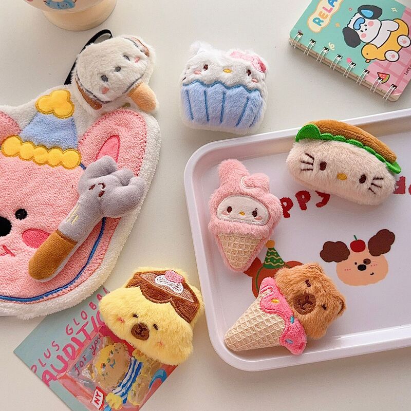 Kapibala Merlotti Ice Cream Patcha Dog Popsicle Kt Cake Burger Plush Accessories Bag Brooch Pendant Kapibala Merlotti Ice Cream Patcha Dog Popsicle Kt Cake Burger Plush Accessories Bag Brooch Pendant
