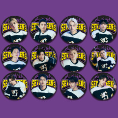 SEVENTEEN日区HOME周边吧唧徽章 SEVENTEEN'S HOME同款谷子SVT