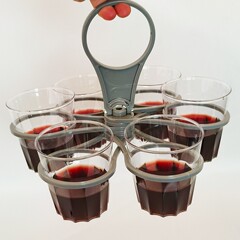 折りたたみ式回転式携帯式パーティーカップコーヒーカッププラスチック手持ちカップ棚6本入クリエイティブカップ