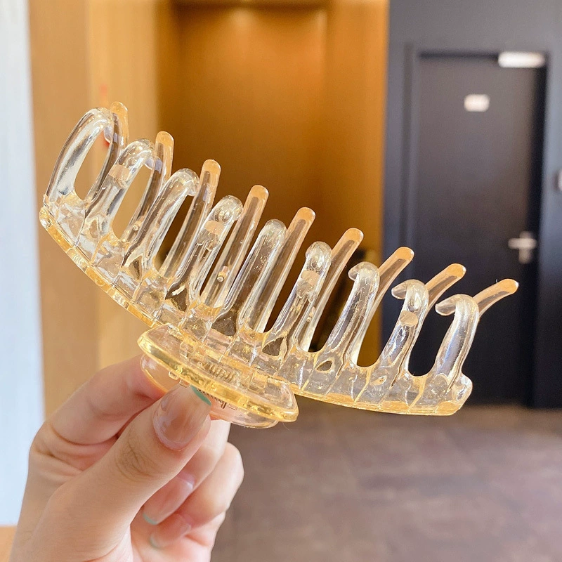 Аcrylic Crab Hair Clip, французский стиль зажим для волос, assorted colors, размеры 4–15 см