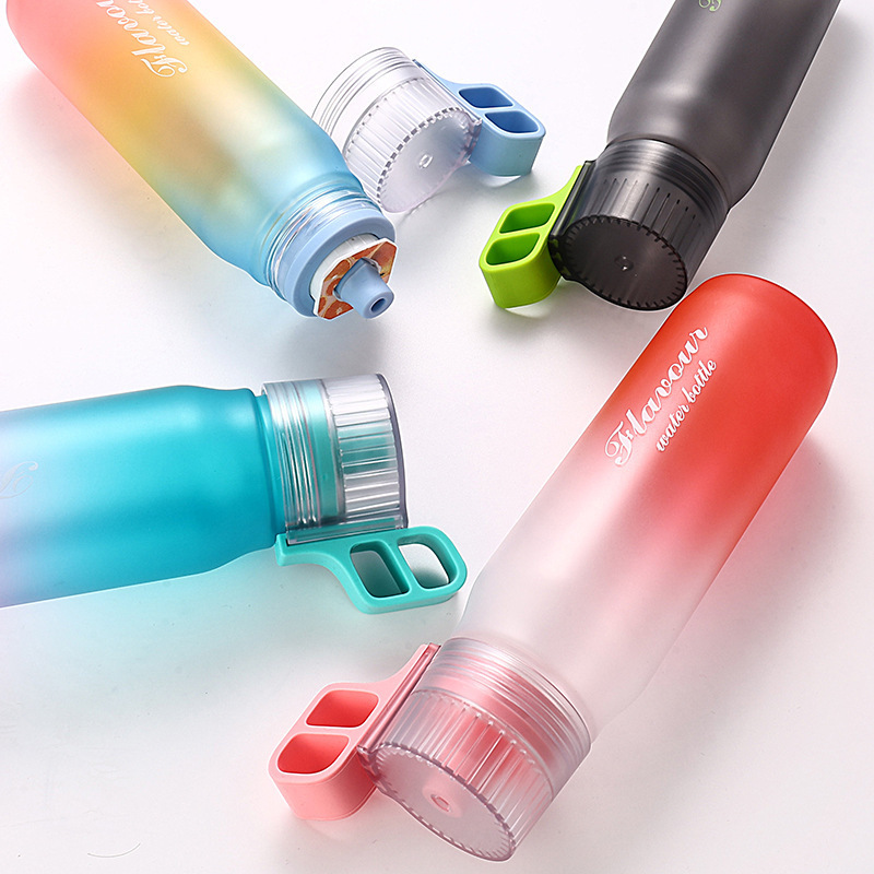 Gradient Trinkflasche Mit Duft Hitzebeständiger Sportbecher_voghion.com