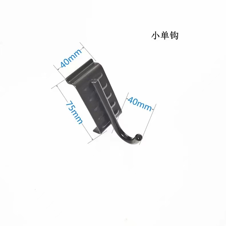 gancho de placa de ranura transfronteriza para almacenamiento de pared pesada percha metálica para herramientas de jardín para colocar ganchos de pared para objetos pesados tipo de pared image 20