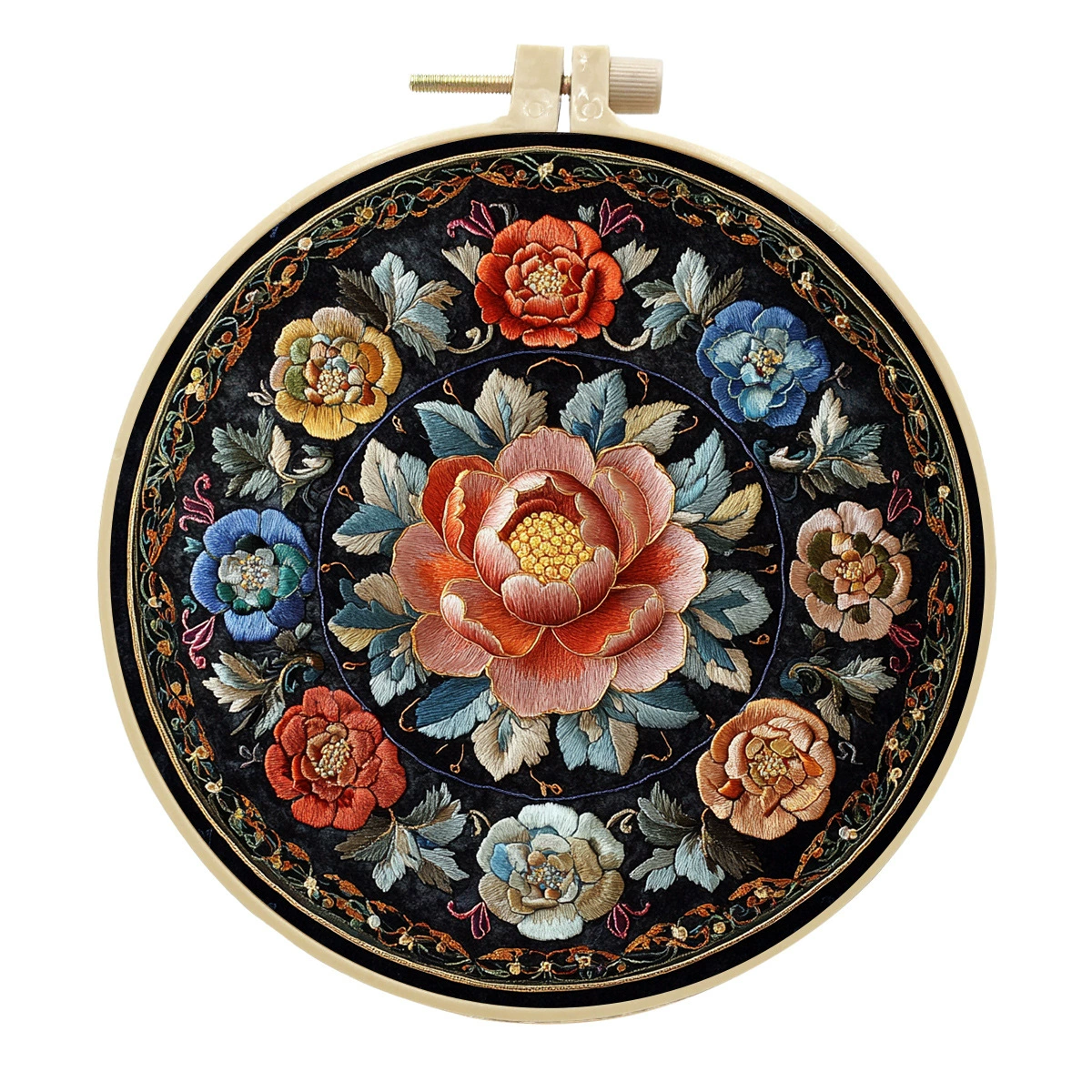 Genuine cloth, creative materials set, handmade, for import, with embroidery, English