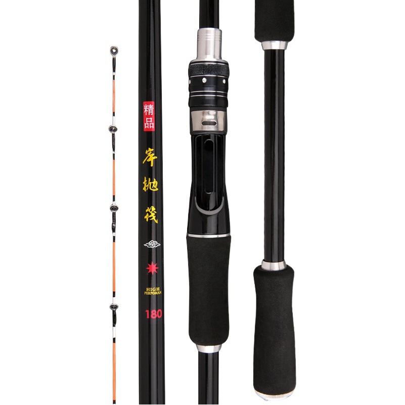 Nueva orilla lanzando 1,3-2,1 m balsa caña de pescar sensible suave cola Banco válvula caña de pescar enchufe caña de pescar puente balsa caña de pescar