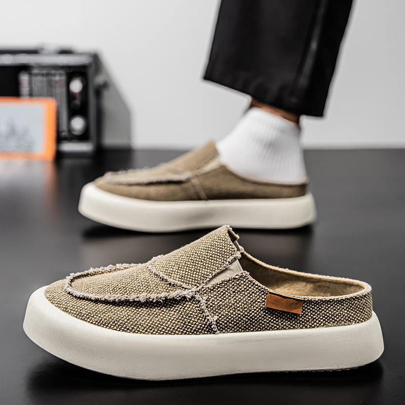 Zapatos de hombre verano nuevo estilo sandalias de tendencia para hombres con un zapato, sandalias y zapatillas de dos desgaste, zapatos de playa de ocio deportivo, zapatillas de hombre