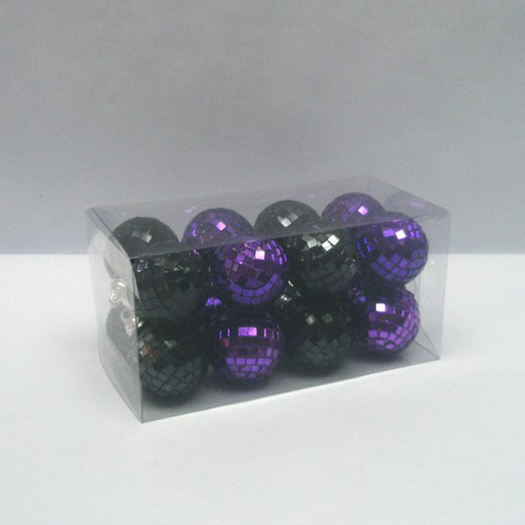 Fábrica en stock decorativo de Navidad bola de cristal adornos llavero BOLA DE ESPEJO 3CM-6CM