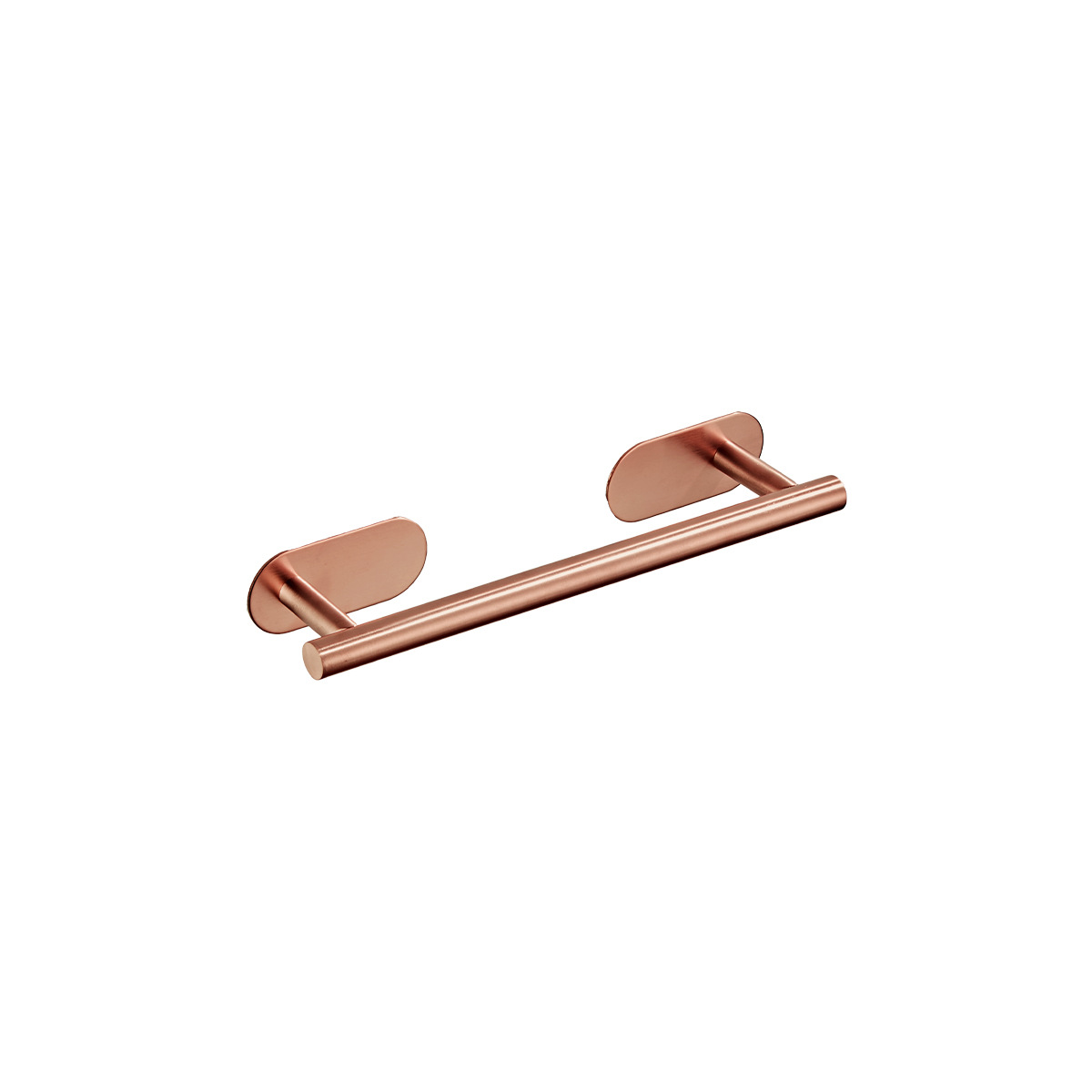 Toallero de acero inoxidable 304 sin perforación, barra colgante para baño, accesorios de baño, toallero de una sola capa, transfronterizo