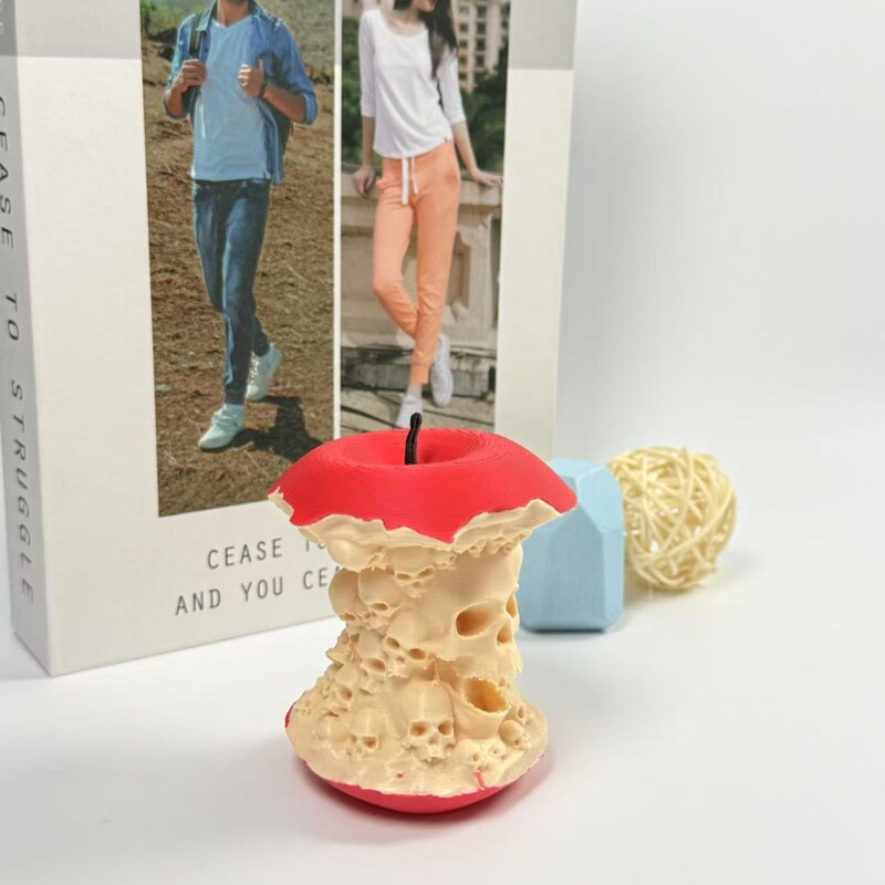 Cross-Border Interesting Plastic Crafts Toys Apple Skull Small Ornaments Gifts Hot-Selling Realistic Decorations Creative Cross-Border Interesting Plastic Crafts Toys Apple Skull Small Ornaments Gifts Hot-Selling Realistic Decorations Creative